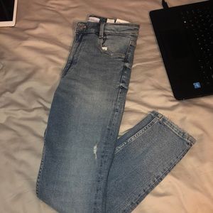 Zara High Waist Skinny Jeans